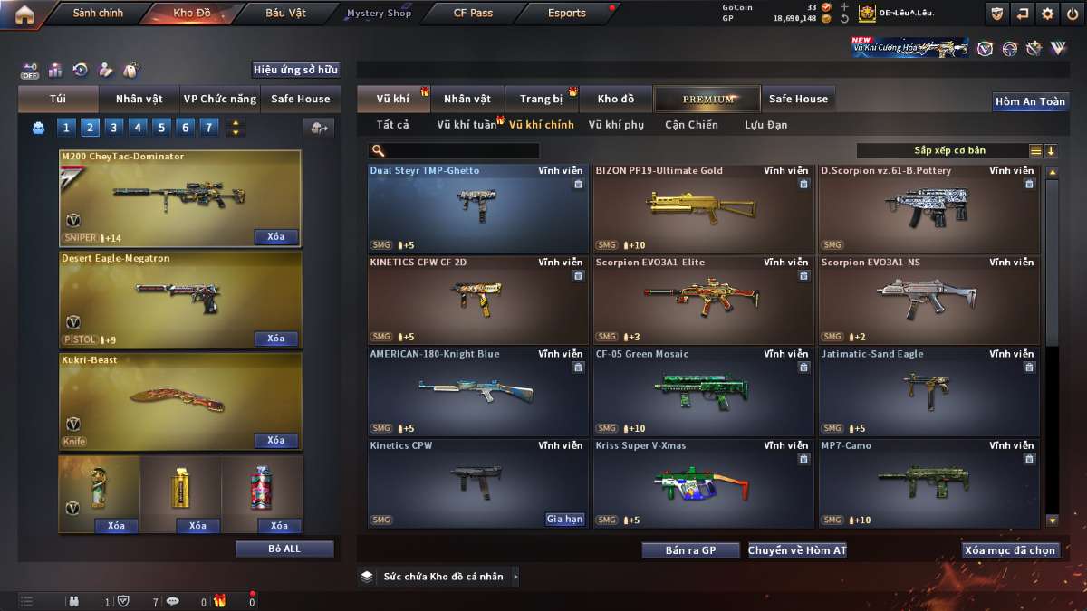 shop acc cf uy tin gia re